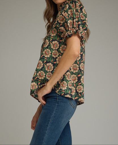 Fall Floral Top