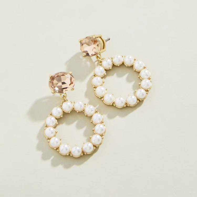 Baroness Earrings Pearl