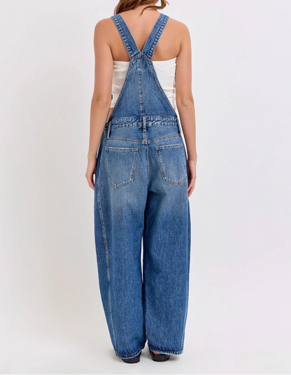 Mid-Waisted Barrel Overall