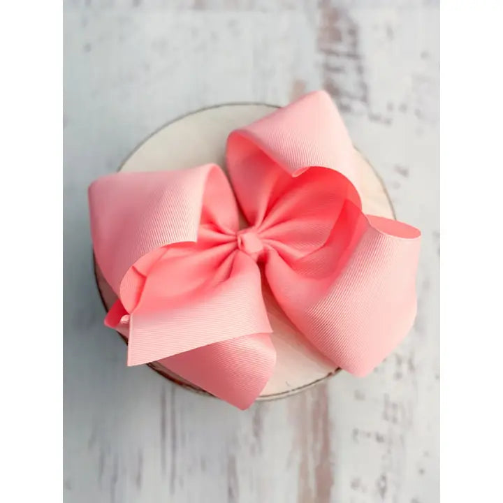 Texas Size Grosgrain Hair Bow - Alligator Clip - 6.5 - Brazos Avenue Market 