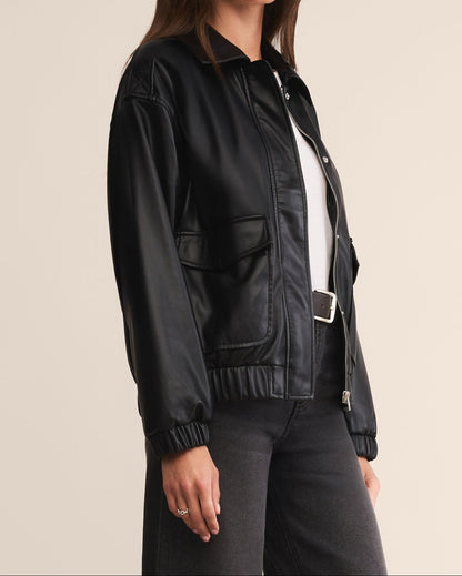 Idols Bomber Jacket - Brazos Avenue Market 