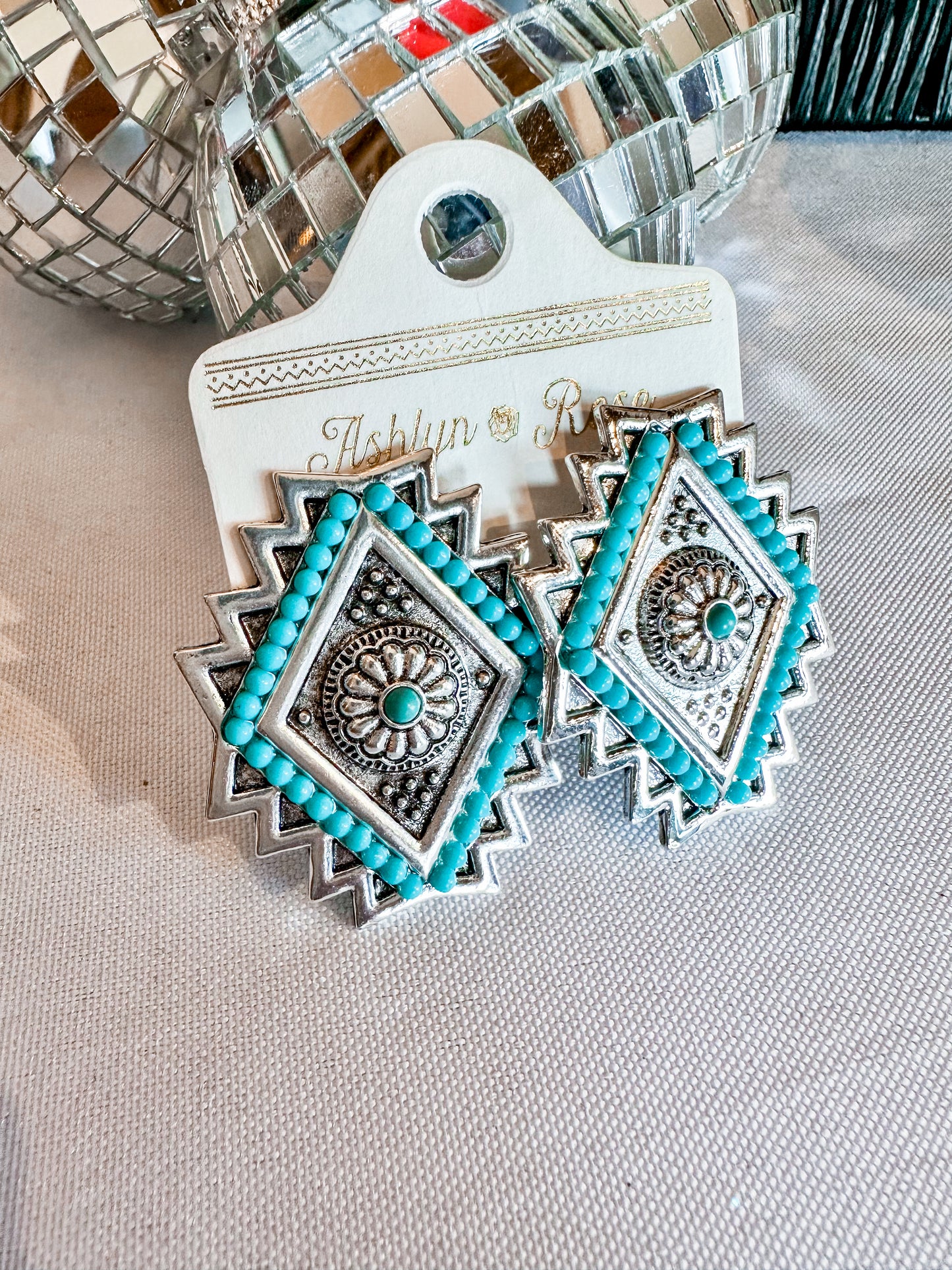 Dancing In The Rodeo Turquoise Earrings