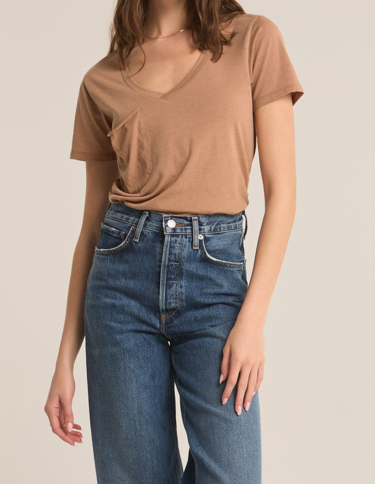 Z Supply Avenue V Neck Sweatshirt 1