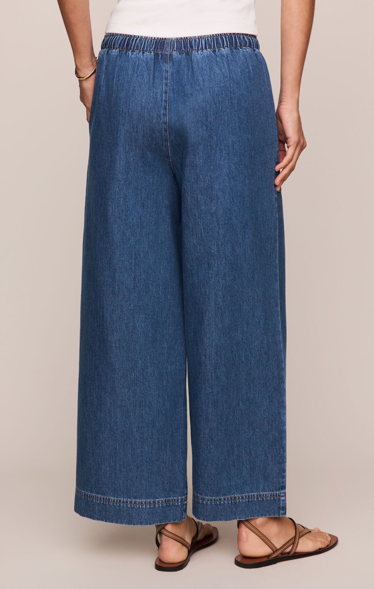 Daycation Denim Utility Pant - Brazos Avenue Market 