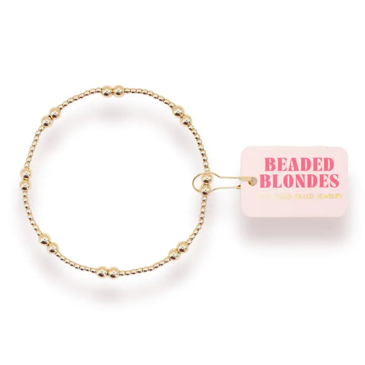 Leah Bracelet in Gold - Brazos Avenue Market 