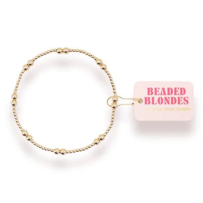 Leah Bracelet in Gold - Brazos Avenue Market 