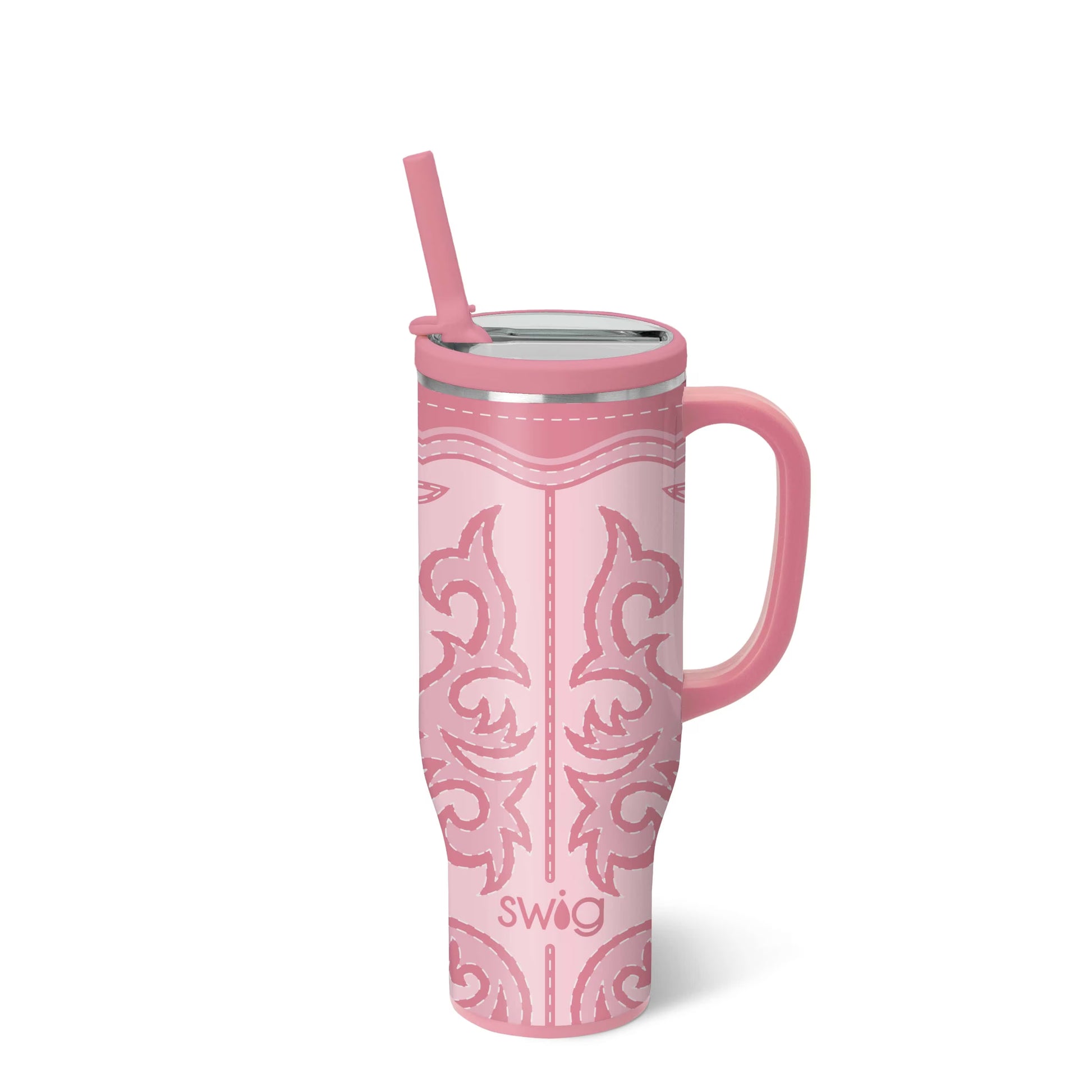 Boot Scootin' Pink Mega Mug 30oz - Brazos Avenue Market 