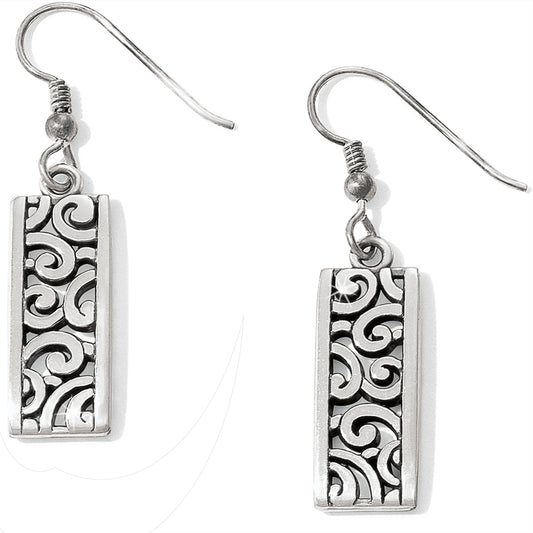 Deco Lace French Wire Earrings - Brazos Avenue Market 