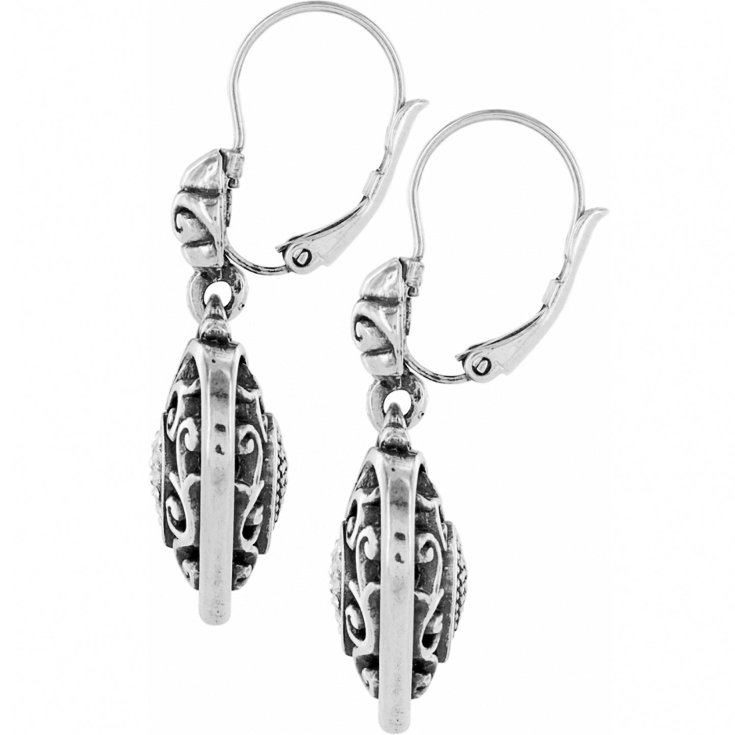 Reno Heart Leverback Earrings - Brazos Avenue Market 