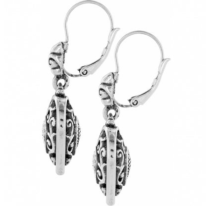 Reno Heart Leverback Earrings - Brazos Avenue Market 