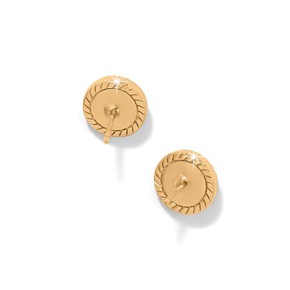Illumina Celeste Dome Post Earrings - Brazos Avenue Market 