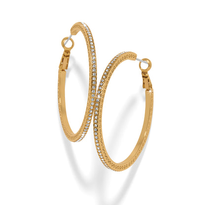 Meridian Eclipse Thin Large Hoop Earrings - Brazos Avenue Market 