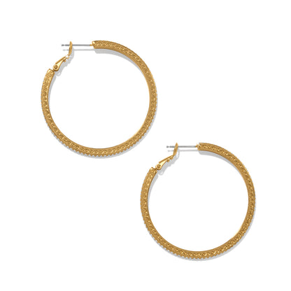 Meridian Eclipse Thin Large Hoop Earrings - Brazos Avenue Market 
