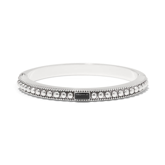 Pretty Tough Gem Hinged Bangle