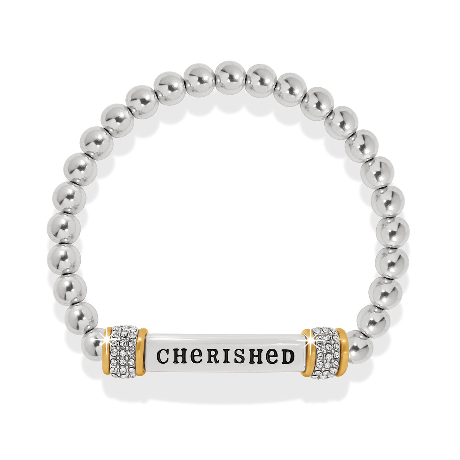 Meridian Cherished Two Tone Stretch Bracelet - Brazos Avenue Market 