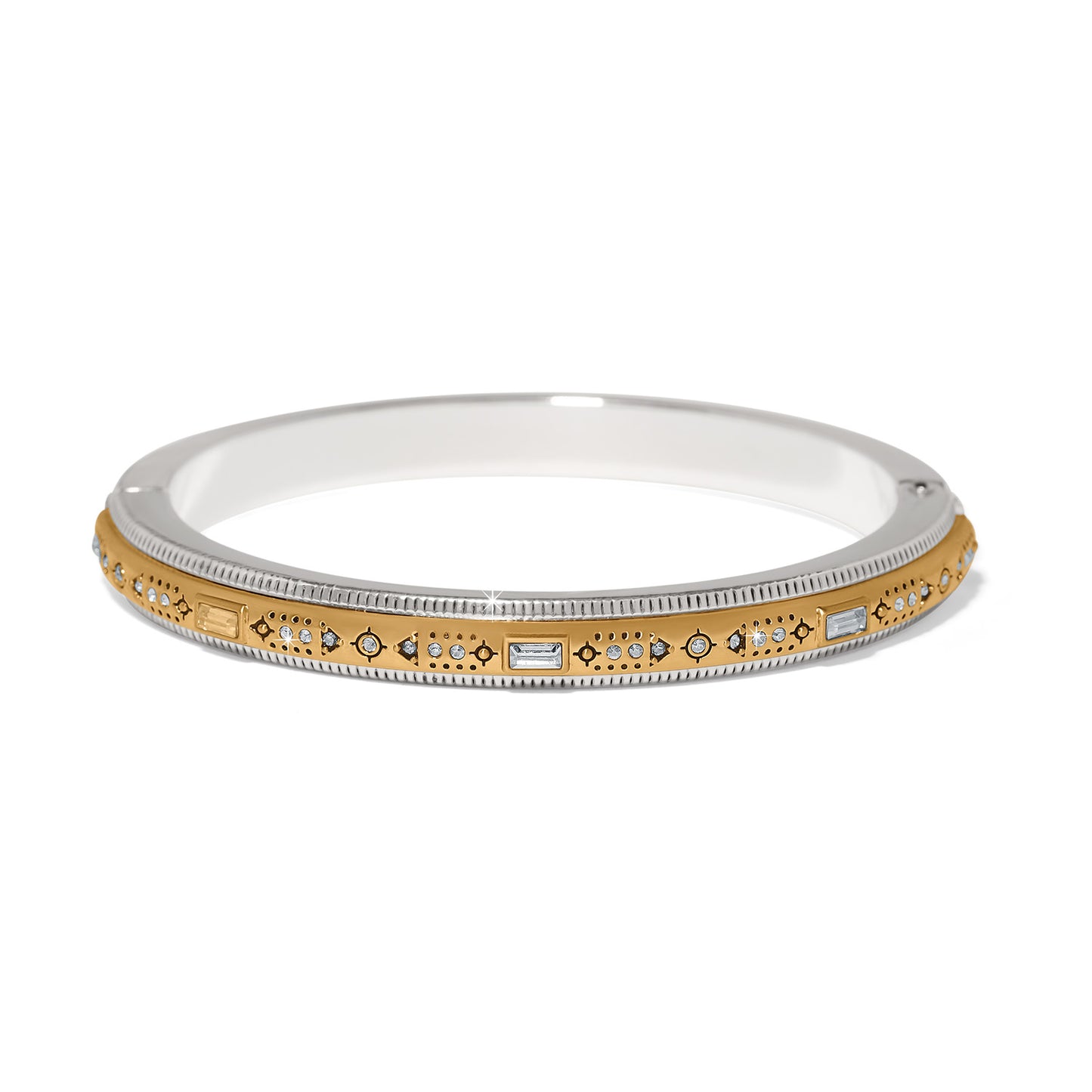 Mosaic Nova Hinged Bangle - Brazos Avenue Market 