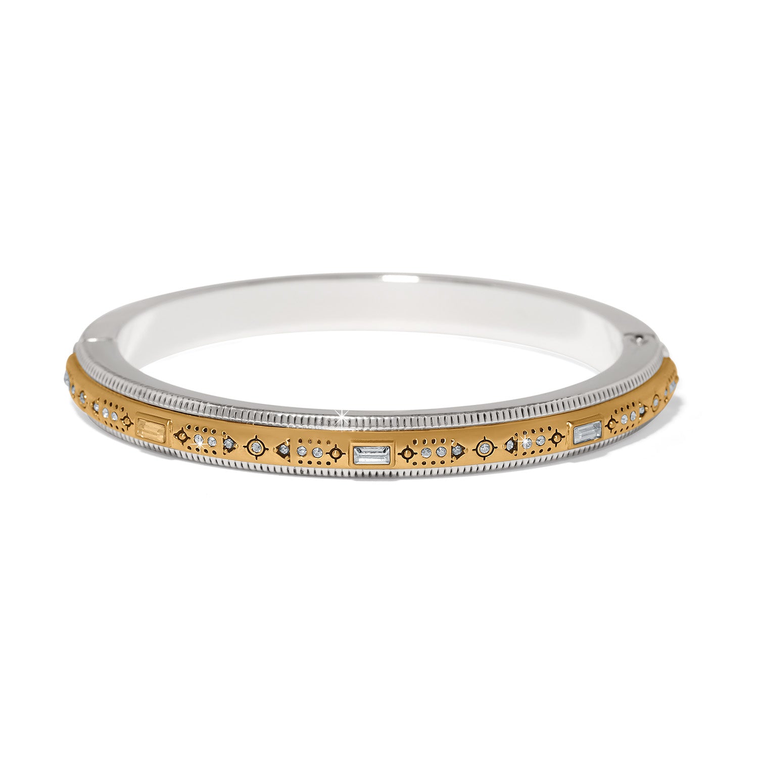 Mosaic Nova Hinged Bangle - Brazos Avenue Market 