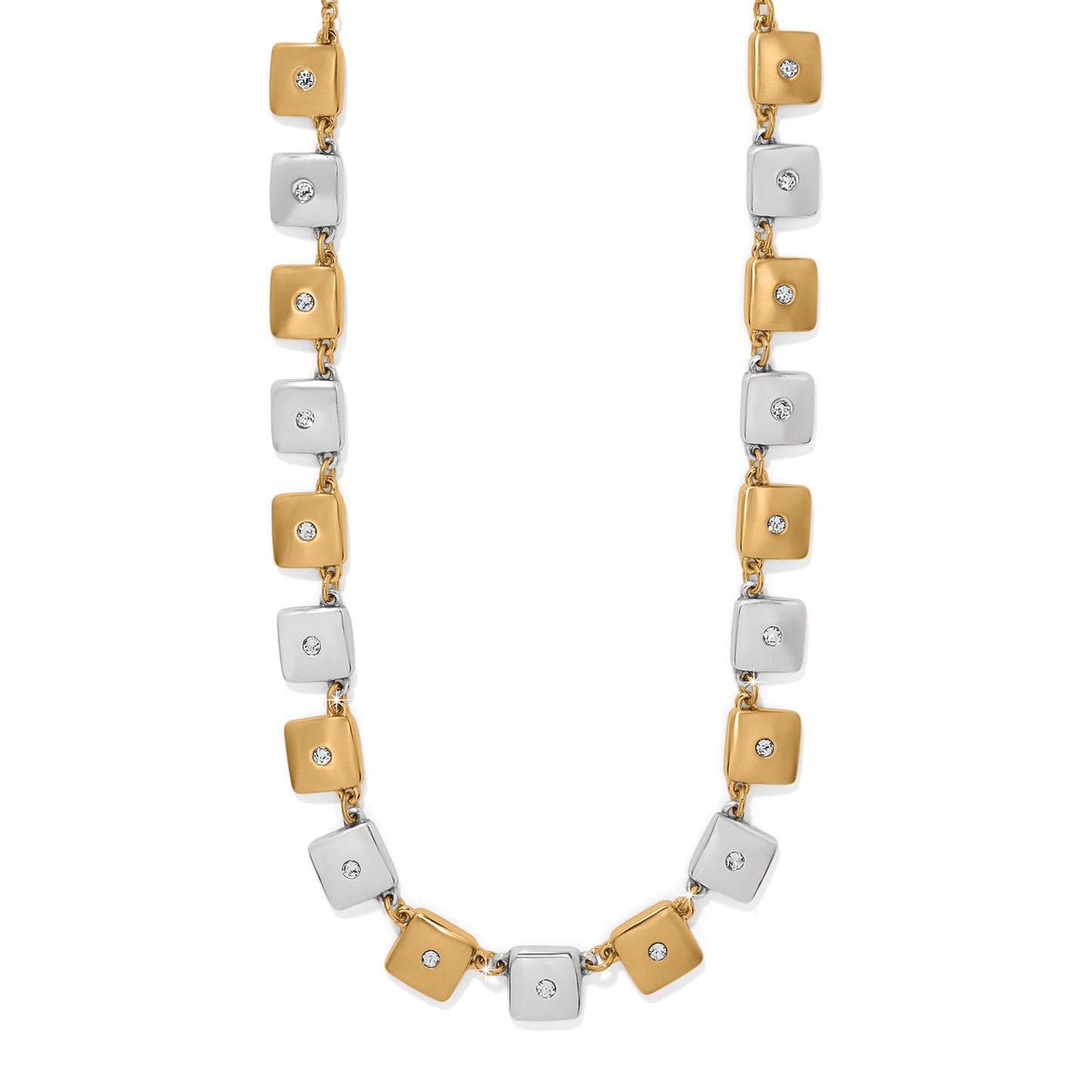 Meridian Etage Two Tone Necklace - Brazos Avenue Market 