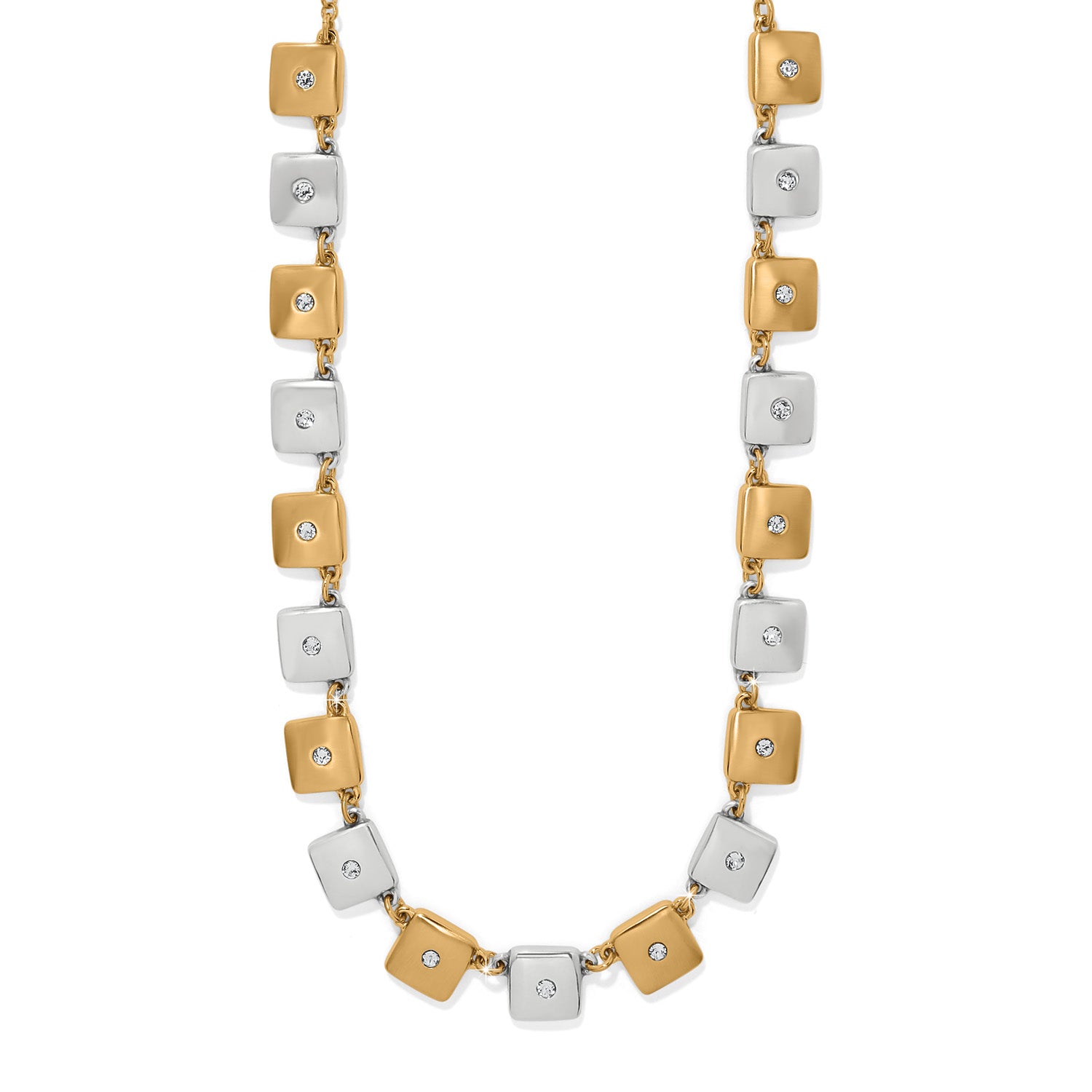 Meridian Etage Two Tone Necklace - Brazos Avenue Market 