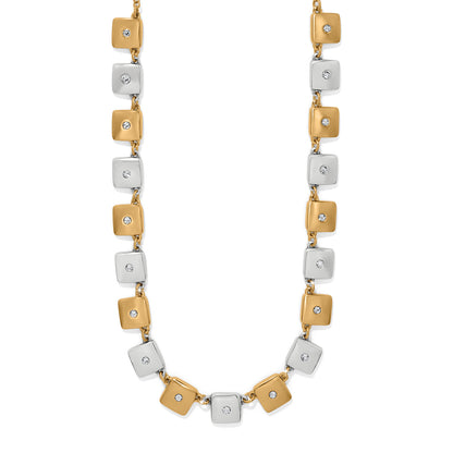 Meridian Etage Two Tone Necklace - Brazos Avenue Market 