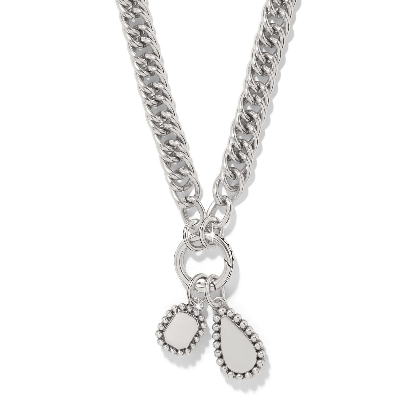 Twinkle Luxe Charm Link Necklace - Brazos Avenue Market 