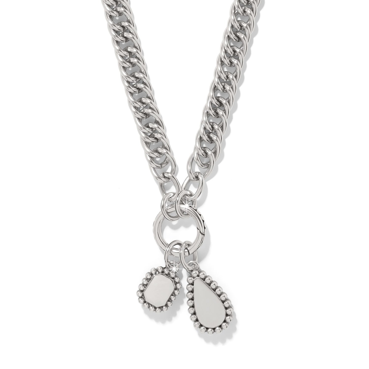 Twinkle Luxe Charm Link Necklace - Brazos Avenue Market 