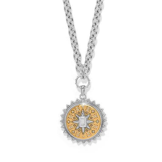 Mosaic Nova Pendant Necklace - Brazos Avenue Market 
