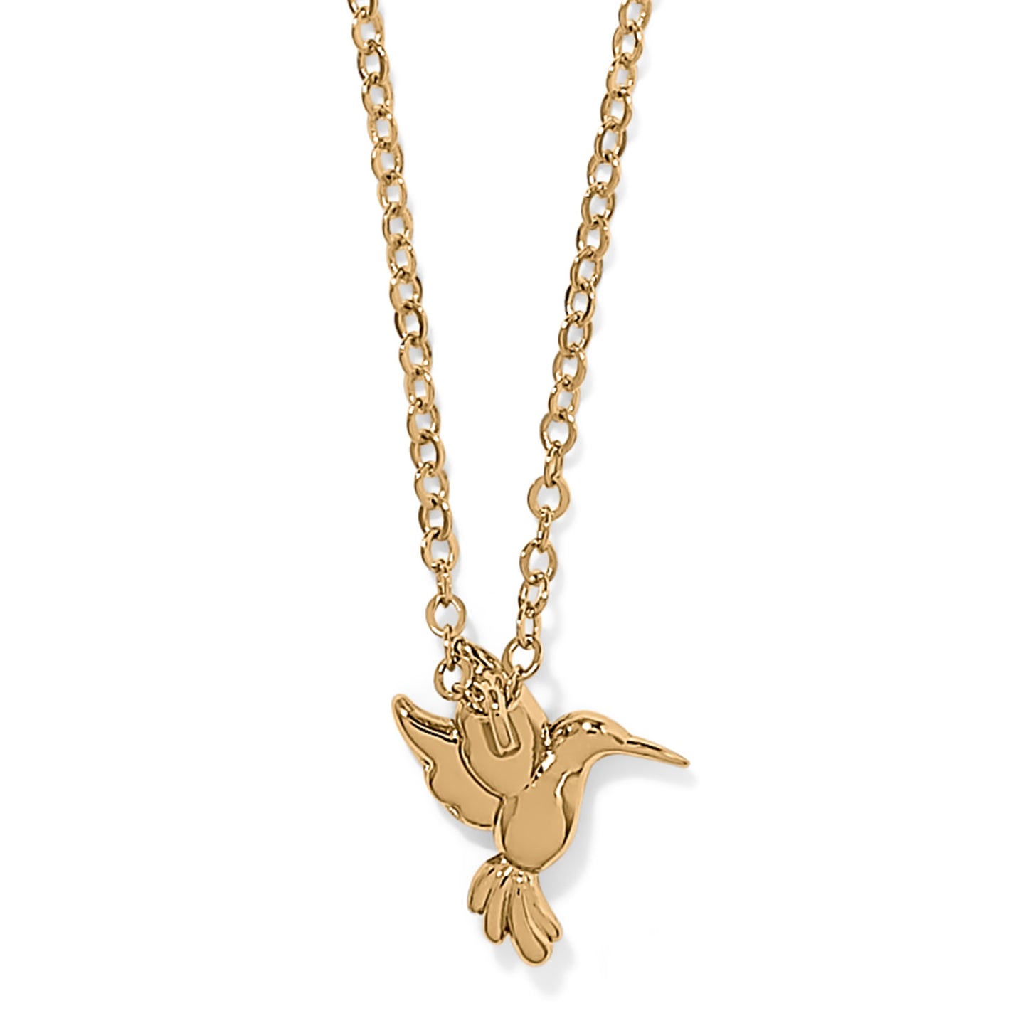 Enchanting Gem Hummingbird Necklace - Brazos Avenue Market 