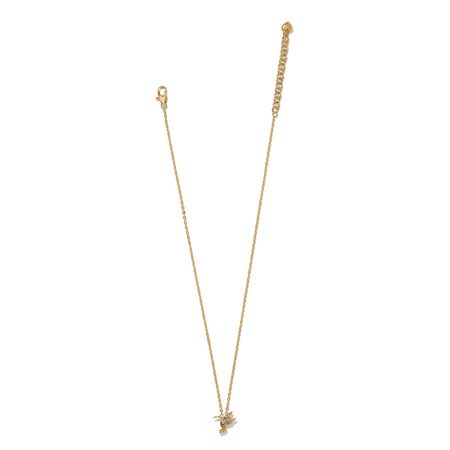 Enchanting Gem Hummingbird Necklace - Brazos Avenue Market 