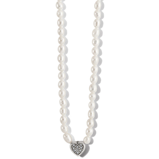 Meridian Zenith Heart Pearl Necklace - Brazos Avenue Market 