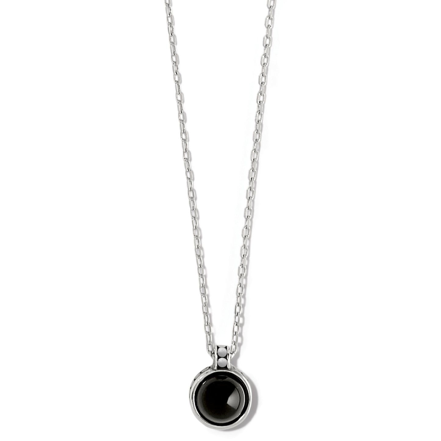 Pebble Dot Onyx Short Necklace - Brazos Avenue Market 