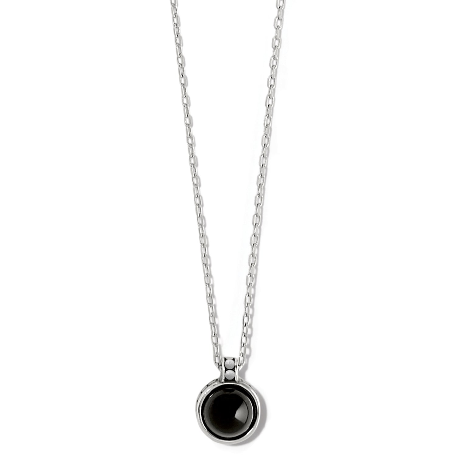 Pebble Dot Onyx Short Necklace - Brazos Avenue Market 