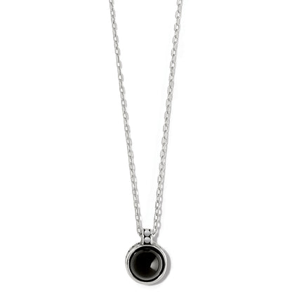 Pebble Dot Onyx Short Necklace - Brazos Avenue Market 