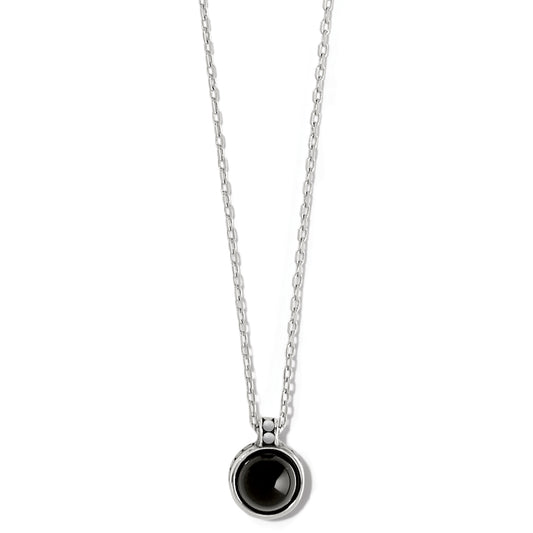 Pebble Dot Onyx Short Necklace - Brazos Avenue Market 