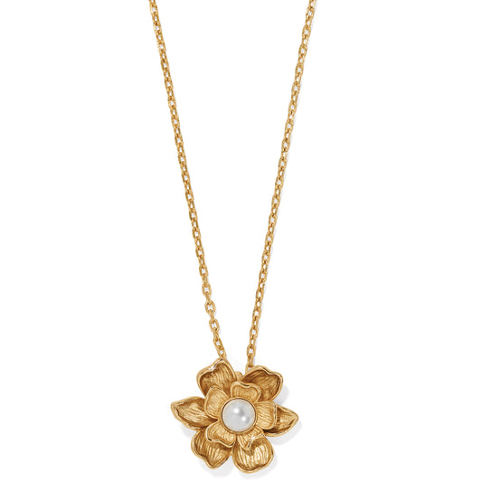 Everbloom Pearl Flower Necklace - Brazos Avenue Market 