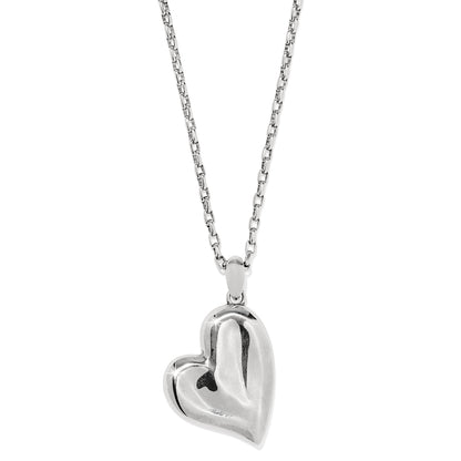 Cascade Heart Reversible Necklace - Brazos Avenue Market 
