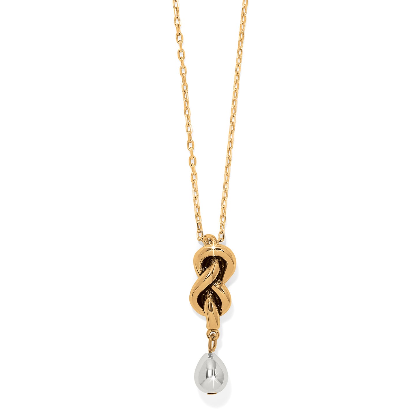 Interlok Single Knot Drop Necklace - Brazos Avenue Market 