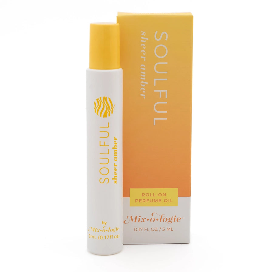 Soulful - Sheer Amber Rollerball Perfume Oil Roll-On - Brazos Avenue Market 