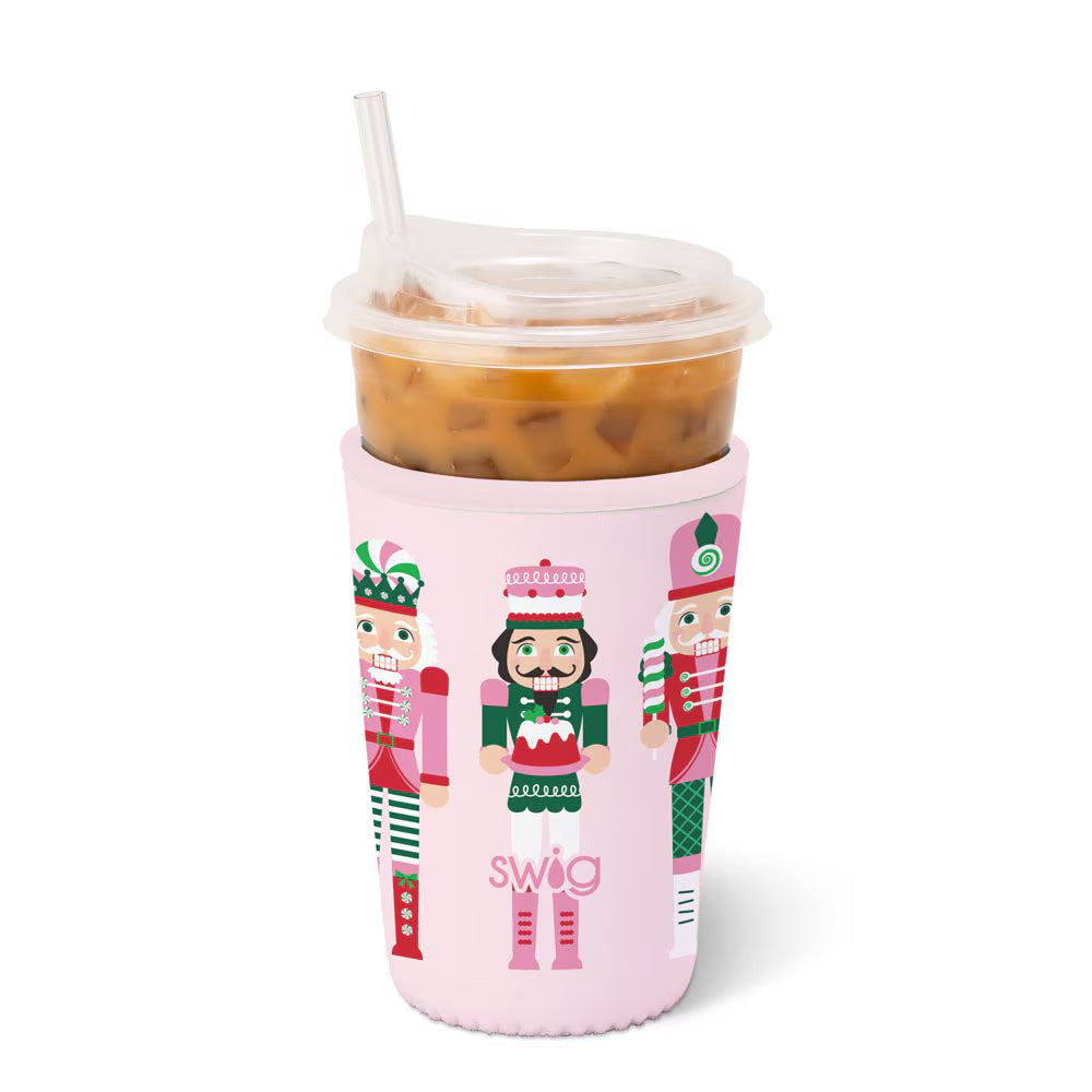 Sugar Plum Soldiers Iced Cup Coolie (Medium) - Brazos Avenue Market 
