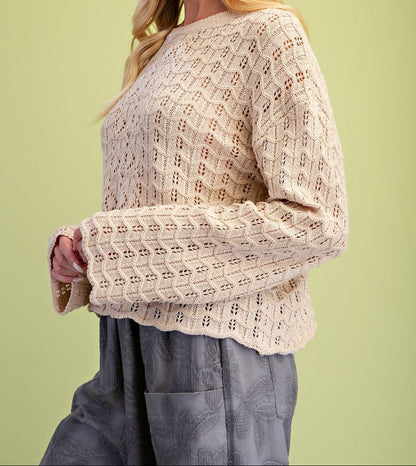 Tan Knit Sweater