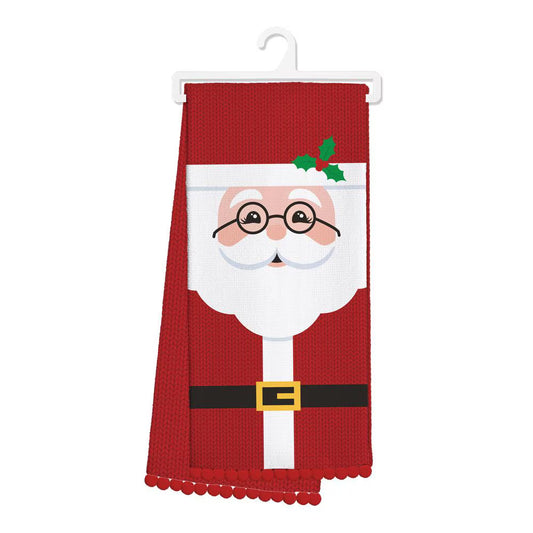 Mr. Claus Tea Towel - Brazos Avenue Market 