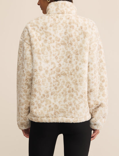 Brooklyn Leo Sherpa Jacket - Brazos Avenue Market 