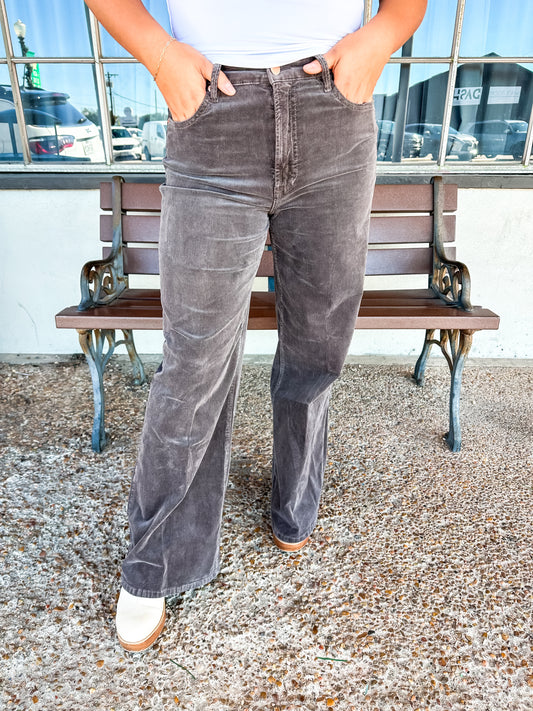 Dear John Fiona Espresso Corduroy Pants - Brazos Avenue Market 