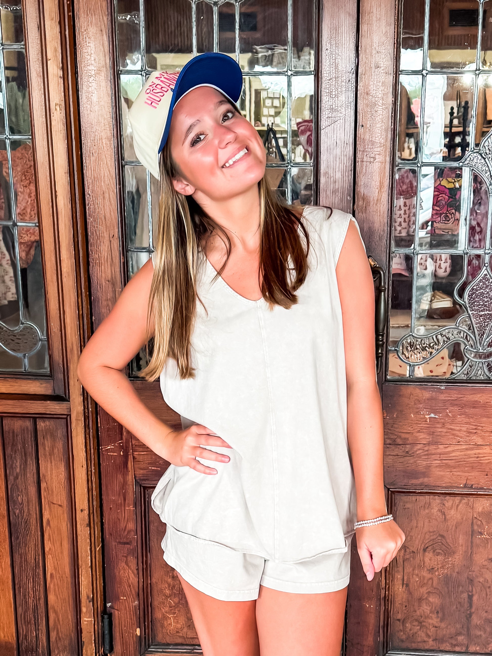 Cotton Sleeveless Set - Brazos Avenue Market 