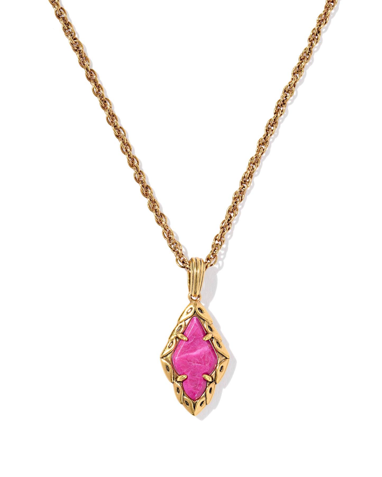 Adeline Short Pendant Necklace - Brazos Avenue Market 