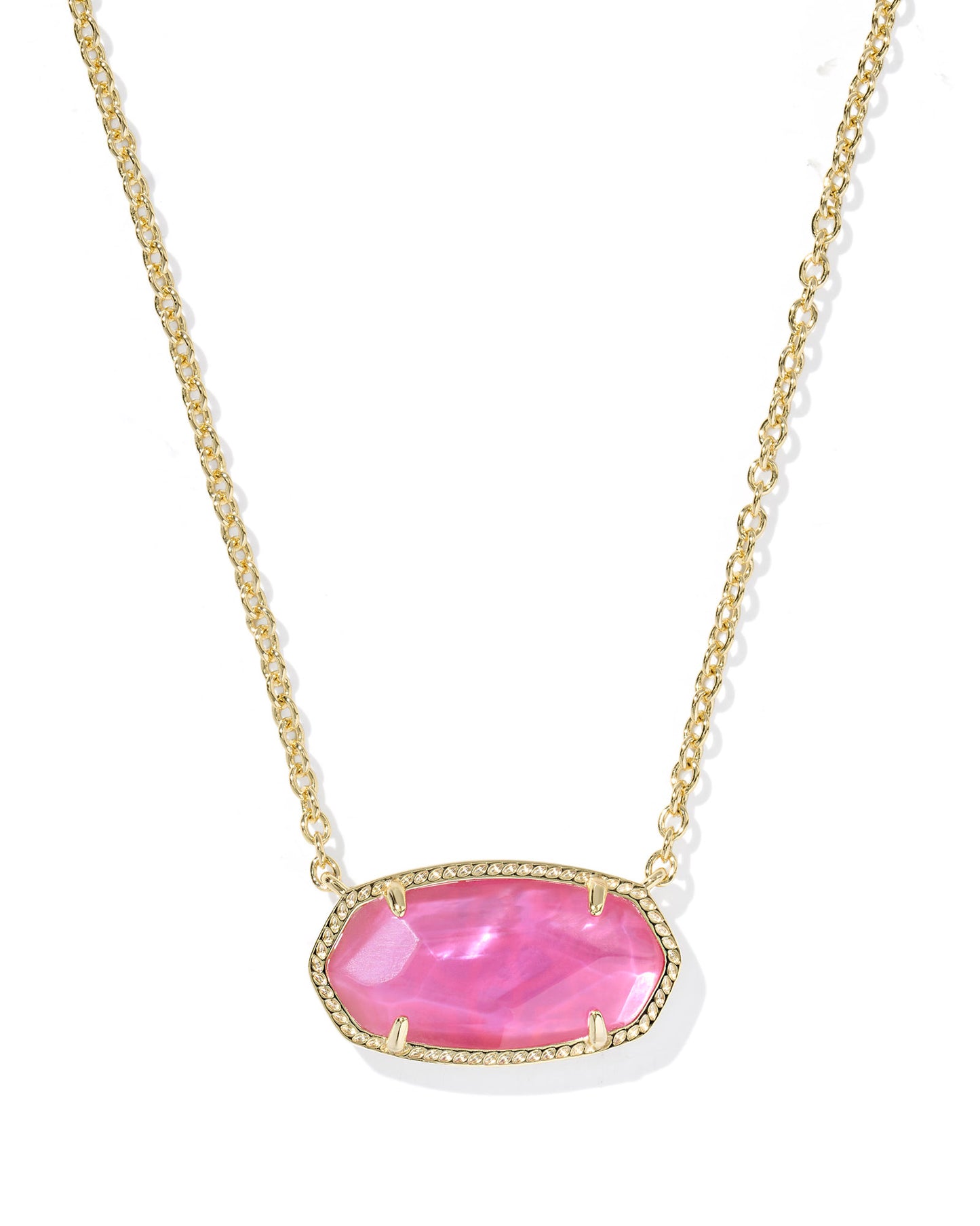 Elisa Statement Gold Azalea Illusion Short Pendant Necklace - Brazos Avenue Market 