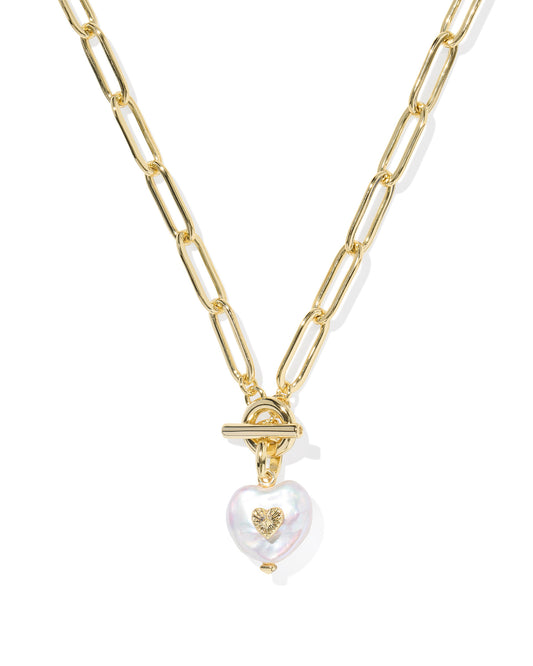 Sasha Heart Link and Chain Necklace