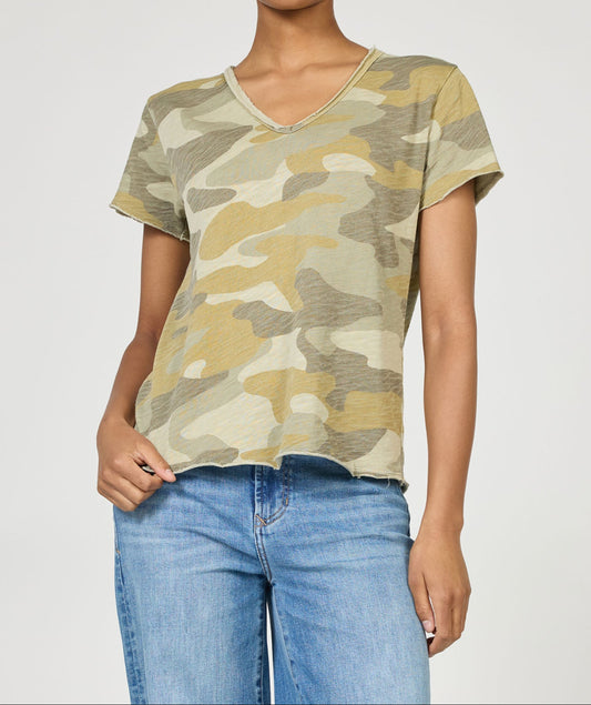 Vanya Camo Tee - Brazos Avenue Market 