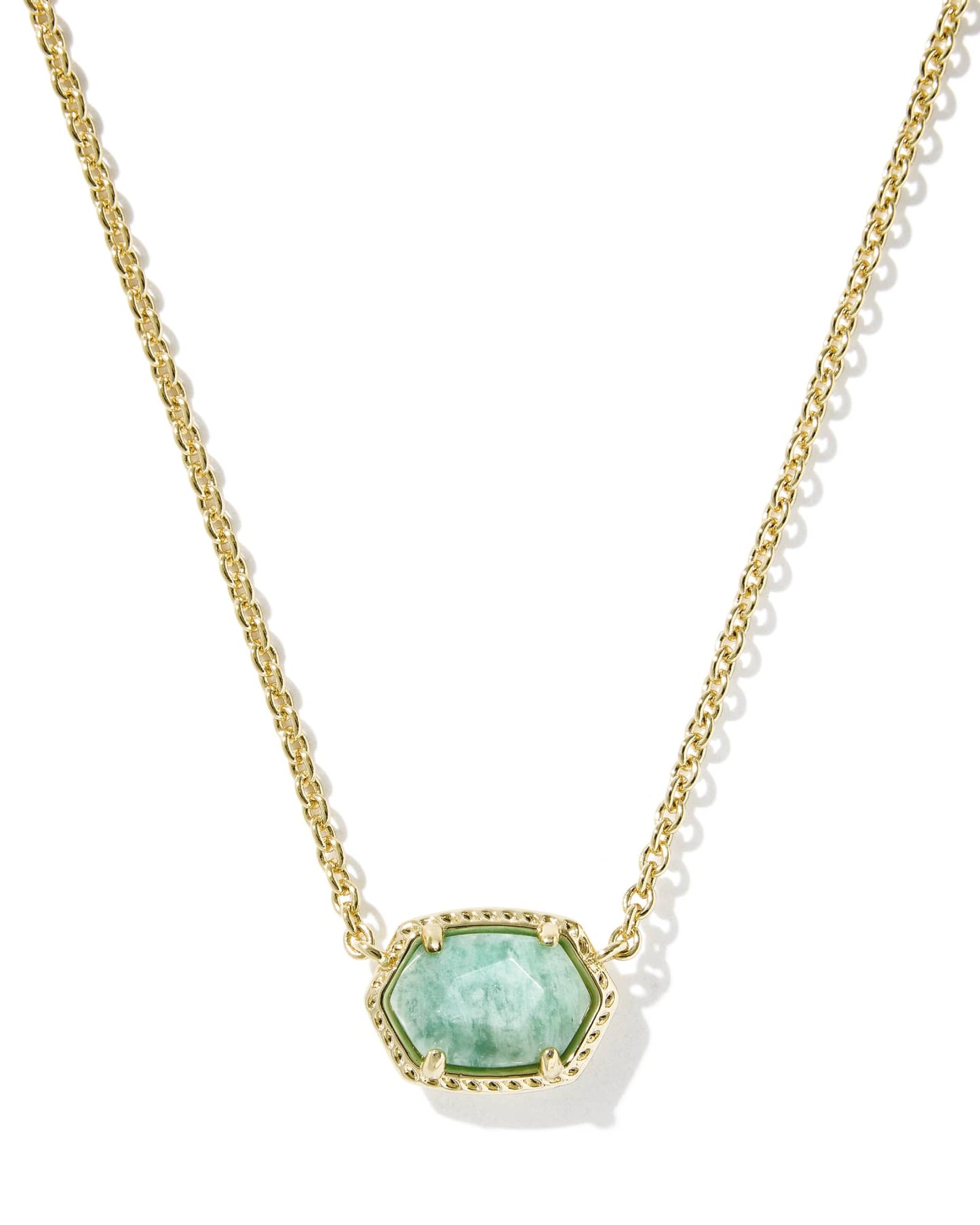 Daphne Frame Short Pendant Necklace - Brazos Avenue Market 