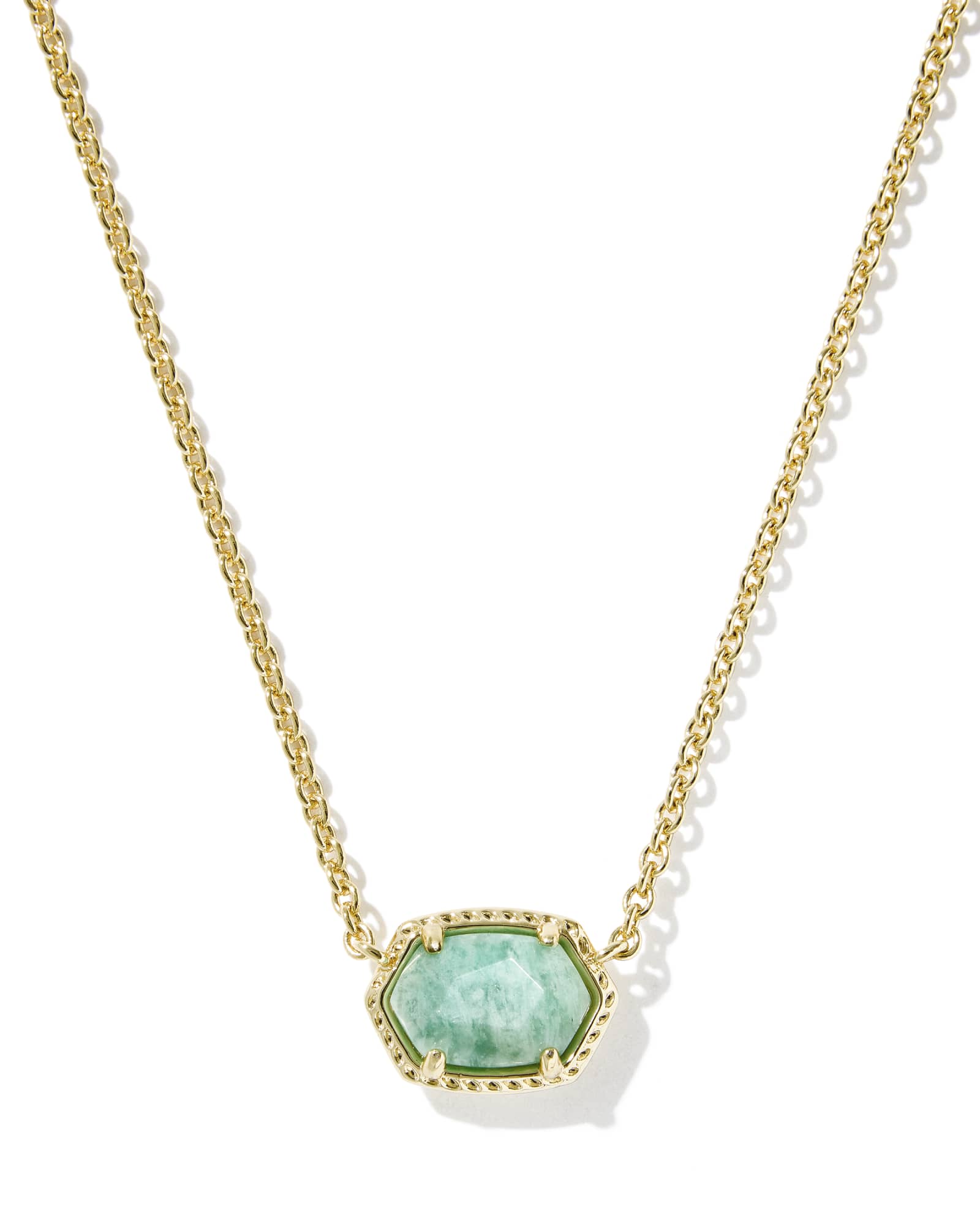 Daphne Frame Short Pendant Necklace - Brazos Avenue Market 